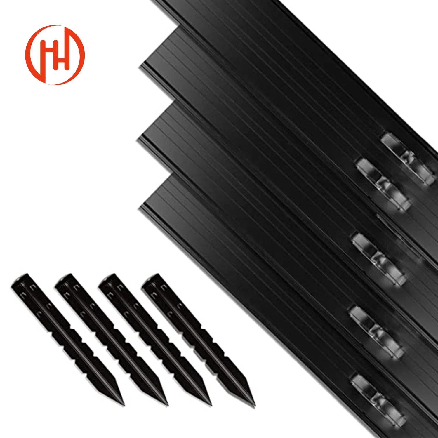 Customized 6063 Aluminum Lawn Edging Landscape Decoration Garden Edging for Flower