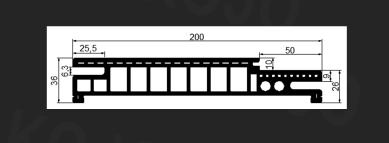 Premium WPC Door Frame with Durable PVC Film Coating
