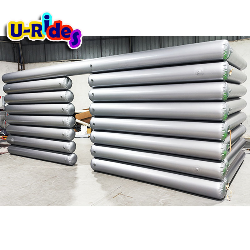 China Factory Silver Air Tight Inflatable Wall for Trade Show PVC Booth Tent for Event & Party Decoration with Hook