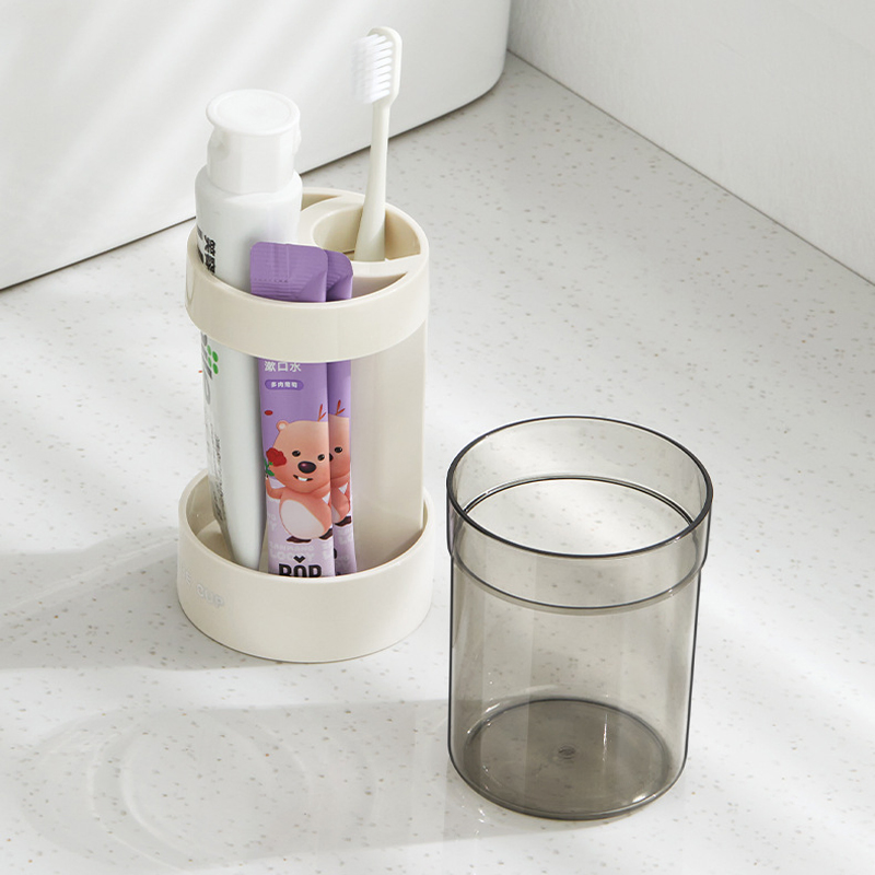 Compartmentalized Storage Wash Cup Set Home Mouthwash Cup