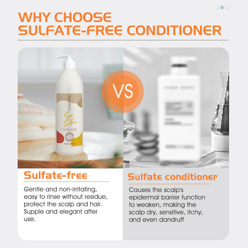 750ml Hair Salon Care Products Sulfate Free Gentle&Non-Irritating Hair Conditioner
