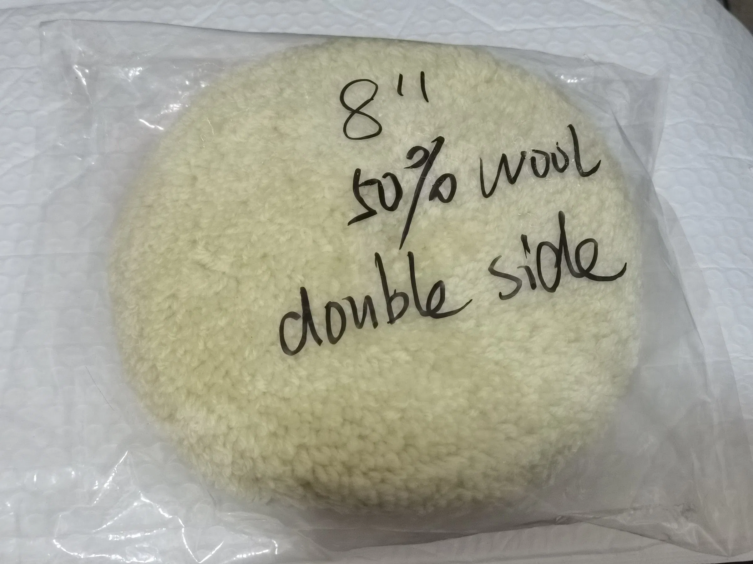 7" 8" Double Side Natural Wool Pad for Car Care-Car Refinishing Products