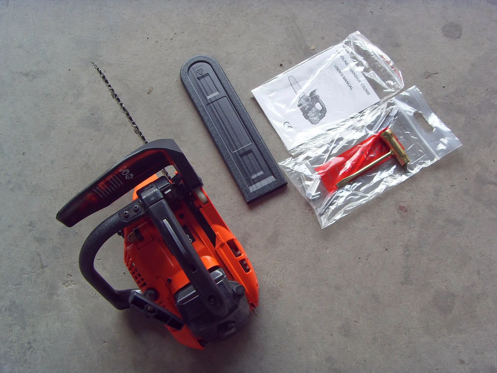 High Quality 25.4cc Top Handle Gasoline 2500 Chainsaw, Oil Saw, Timber Saw Power Chainsaw