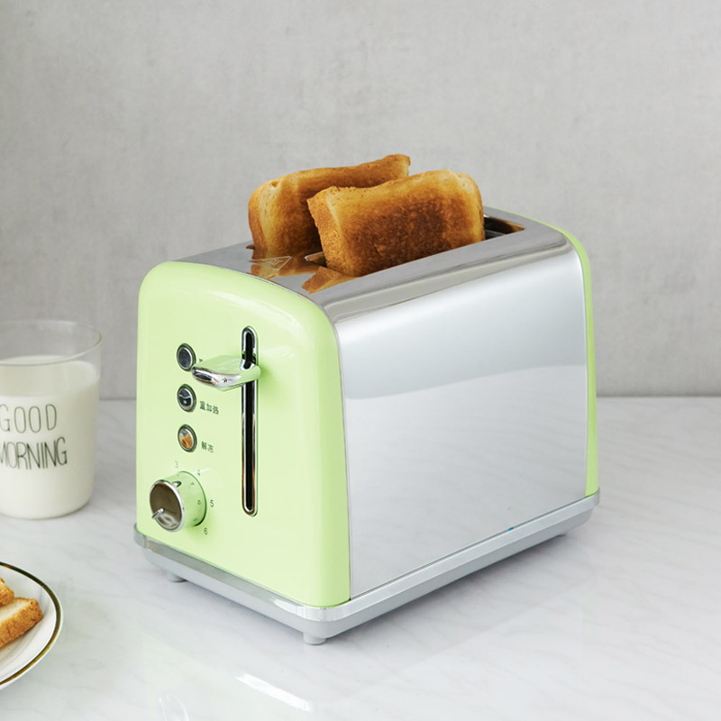 2 Slices Six-Speed Home Automatic Toaster Breakfast Toaster