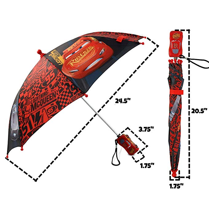 Boys Little Cars Lighting Rainwear Character Umbrella for Kids Promotion Gift with Audit BSCI/Sedex