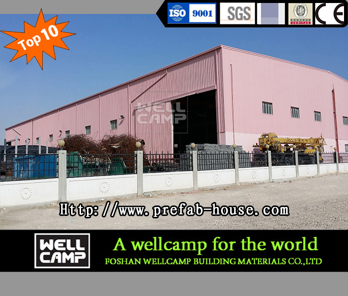 Best Quality Prefabricated Building Steel Sheet Structure Warehouse for Camp