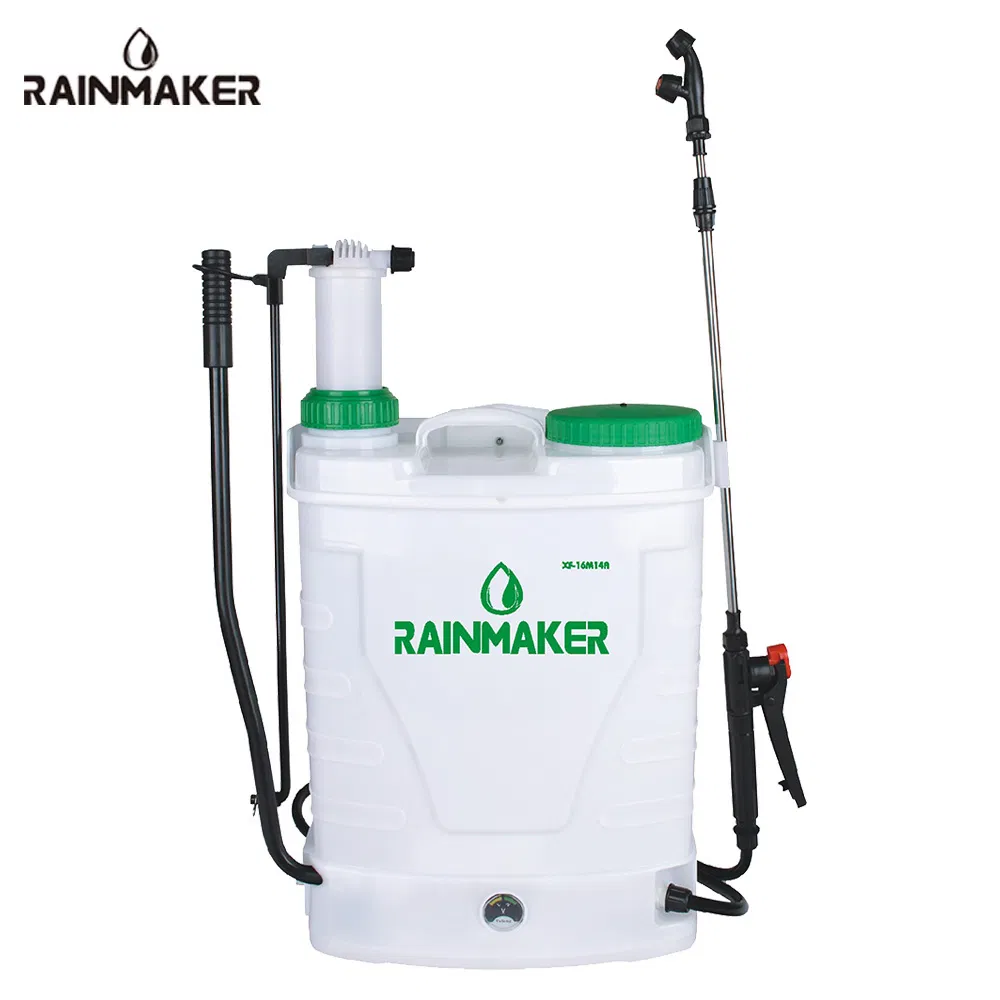 Rainmaker 16L Agriculture Plastic Rechargeable Backpack Battery Manual Sprayer 2 in 1