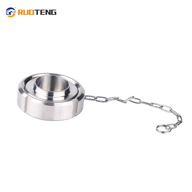 [Ruoteng] Loose Blind Cap 304 Stainless Steel Sanitary SMS Round Thread Plug Cover Complete Set of Internal Thread Cover Fitting