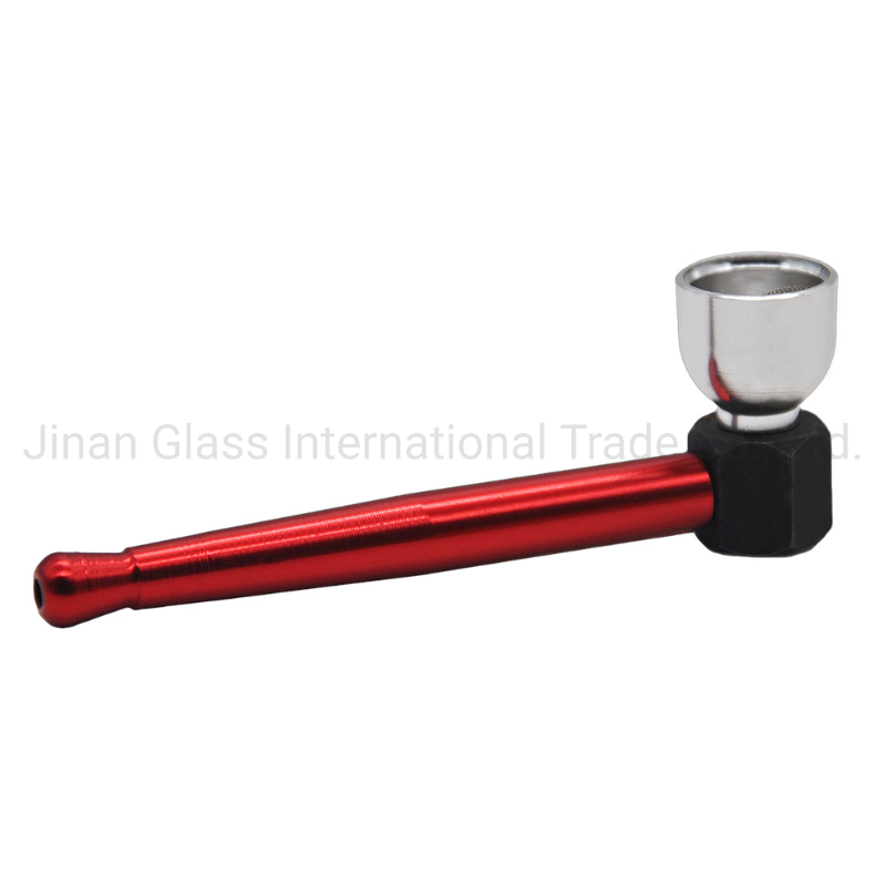 Portable Scale Shaped Metal Tobacco Pipe Filter Smoking Pipe Mini Cigarette Stainless Steel Smoke Pipes