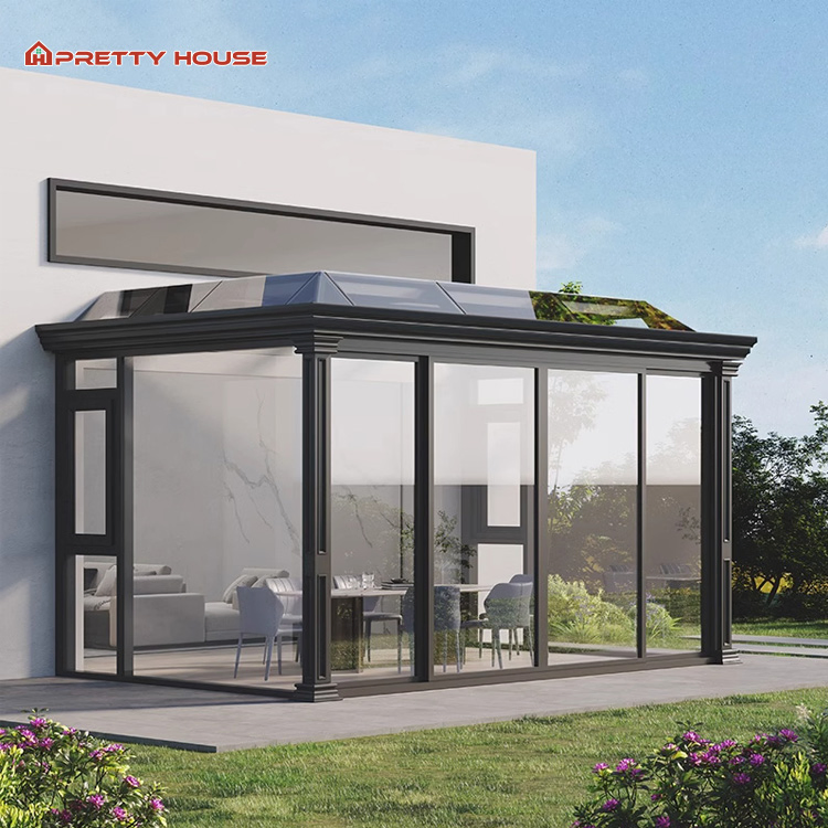High Quality Winter Garden Room Aluminium Sunroom Conservatory Four Seasons Glass House