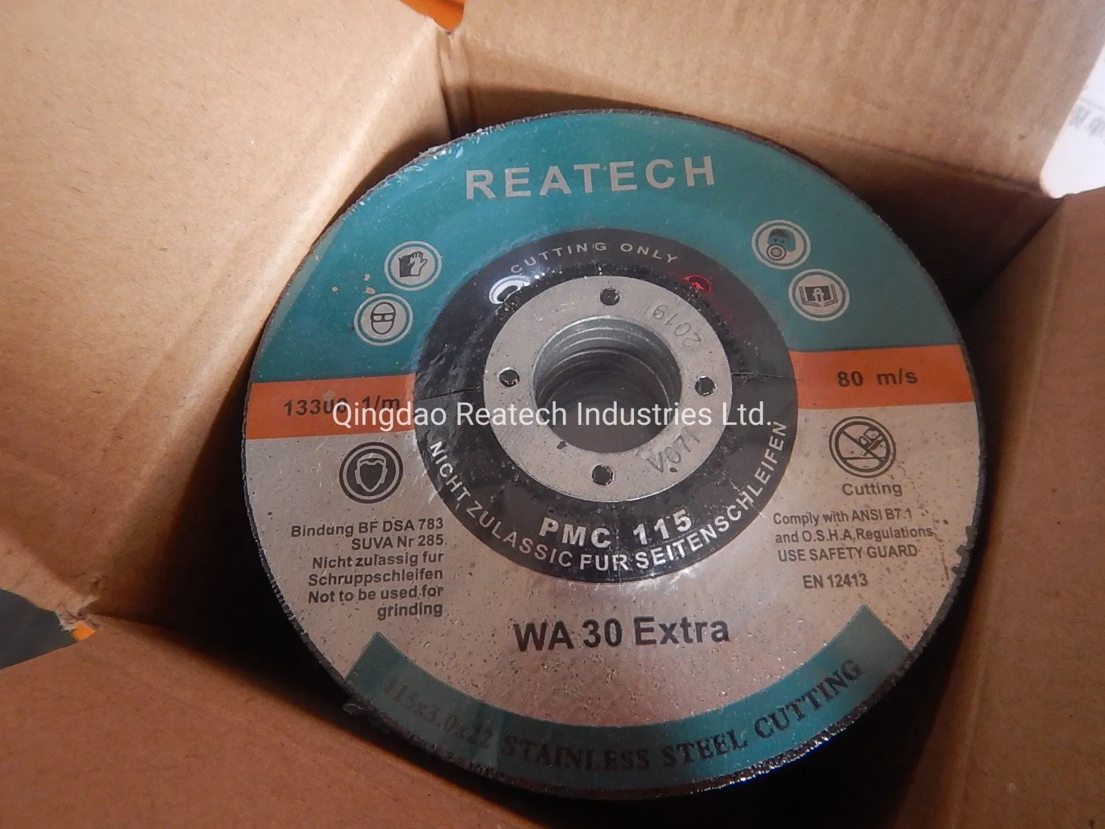 En12413 Standard Abrasive Metal Steel Grinding Wheel Grinding Disc