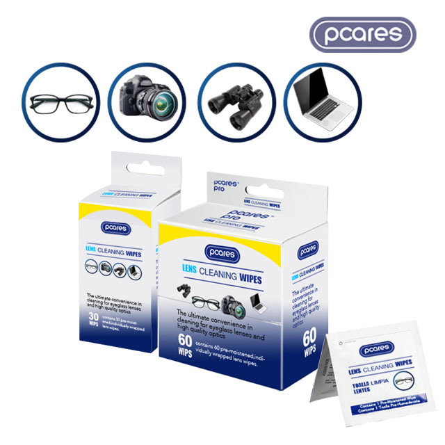 20 Pieces Individually Packaged Antibacterial Alcohol-Based Anti-Fog Lens Hygiene Wipes High Quality Cleaning Wipes Glasses Camera Computer Screem Deep Cleaning