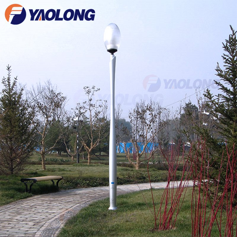 Easy Installing Aluminum Street LED Light Pole for Square