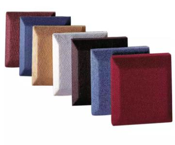 Decorative Fiberglass Acoustic Ceiling Soundproof Panel Fireproof Tiles with Square Edge
