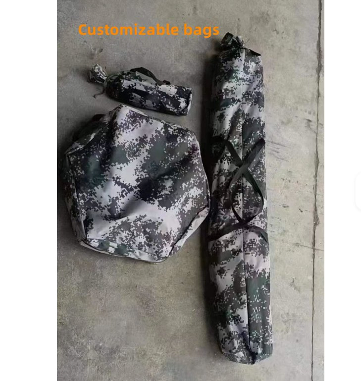 Camouflage Strip Net Support Poles, Outdoor Net Support Poles