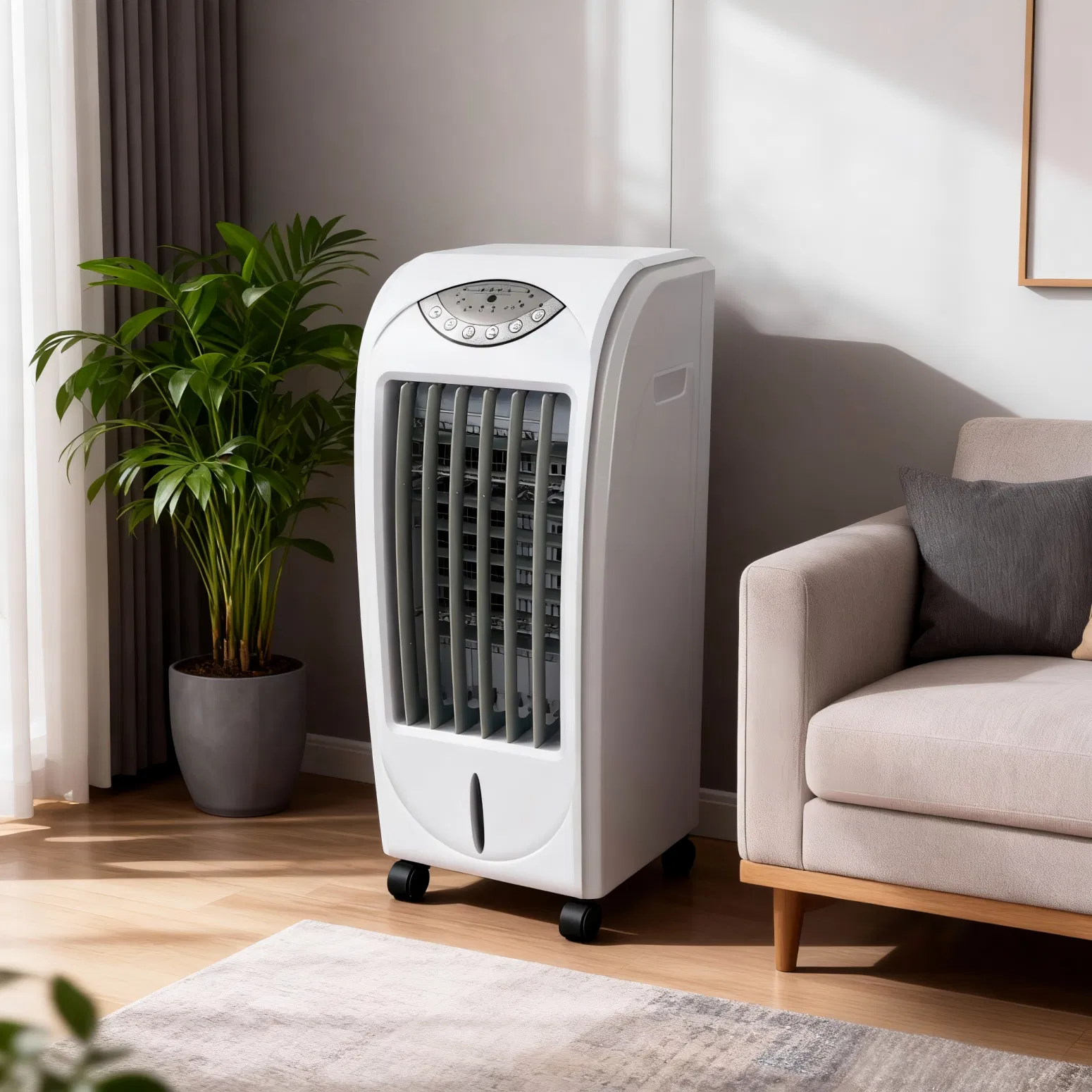 Compact Wholesale Portable Evaporative Air Cooler 6L Detachable Water Tank AC Electric for Households Outdoor Use with Cooling and Heating Air