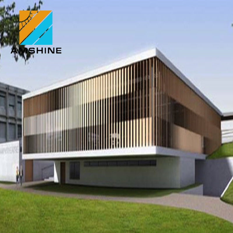 PVDF Coating Aluminum Metal Louver Office Building Decoration