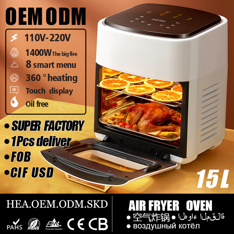Factory Direct Digital Display Fume Free Safe Clean Low Fat Healthy Air Fryer for Kitchen Home Use