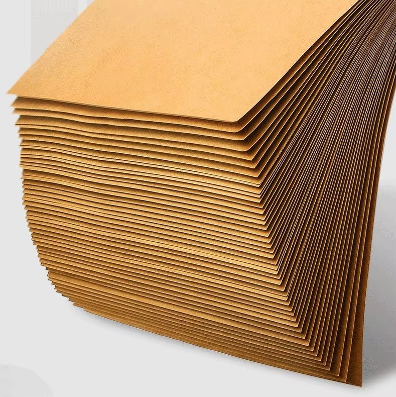A4 Paper Roll Self-Adhesive Kraft Paper Back Printing for Carton Label