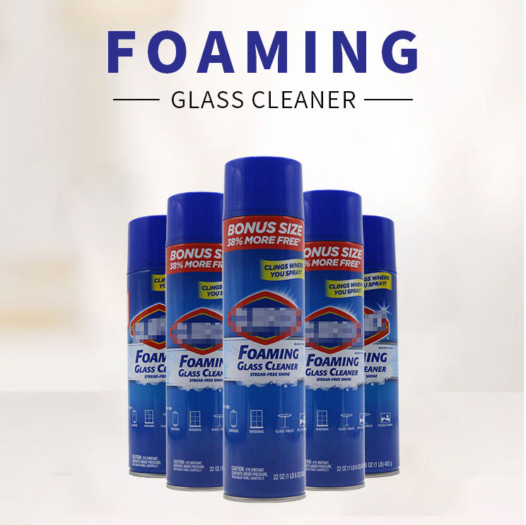 Factory Price High Quality Effective Cleaning Car Windshield Home Glass Cleaner Foam Detergent Spray