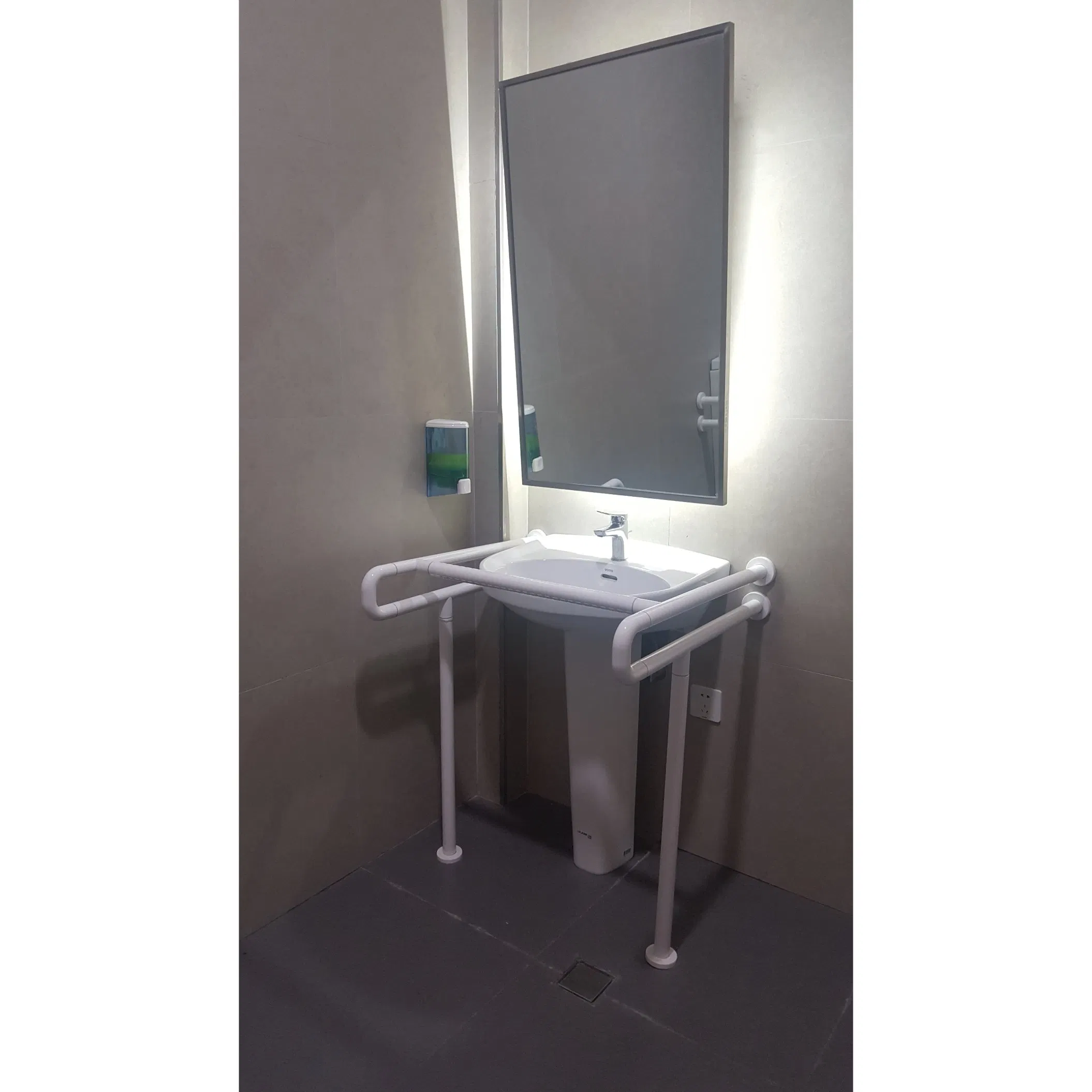 Premium Adjustable Glass Mirror with Stainless Steel Frame
