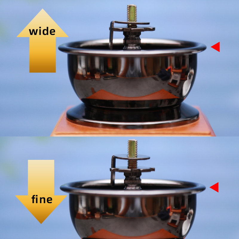 Bm140 Vintage Coffee Grinder - Windmill Wheel & Wooden Drawer