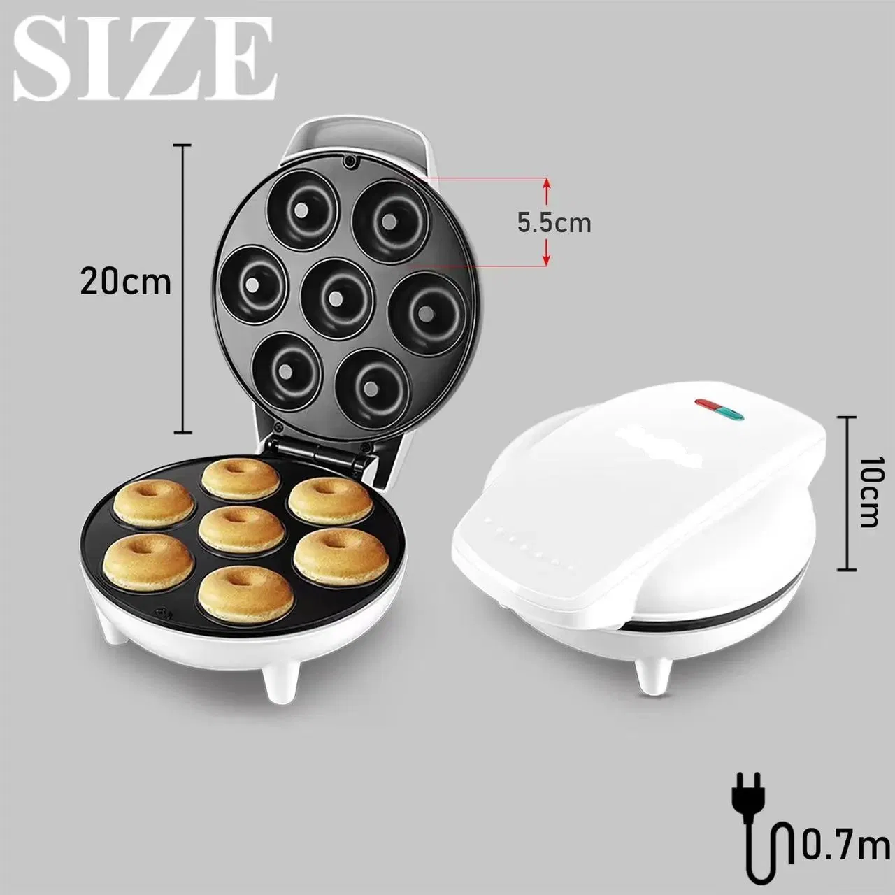 Wholesale Snack Machines 7 Holes Dount Making Donuts Machine Donut Maker