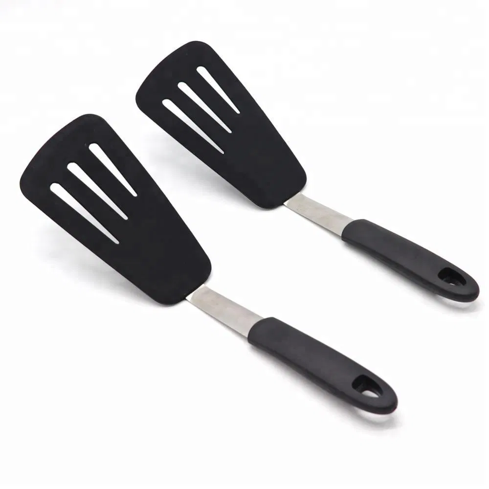 Heat Resistant Slotted Silicone Cooking Egg Pancake Turner