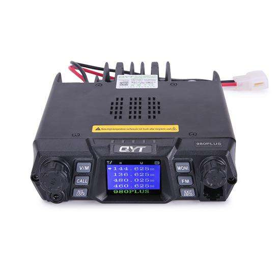 Мобильная радиостанция QYT KT-980Plus, 75Вт VHF/UHF