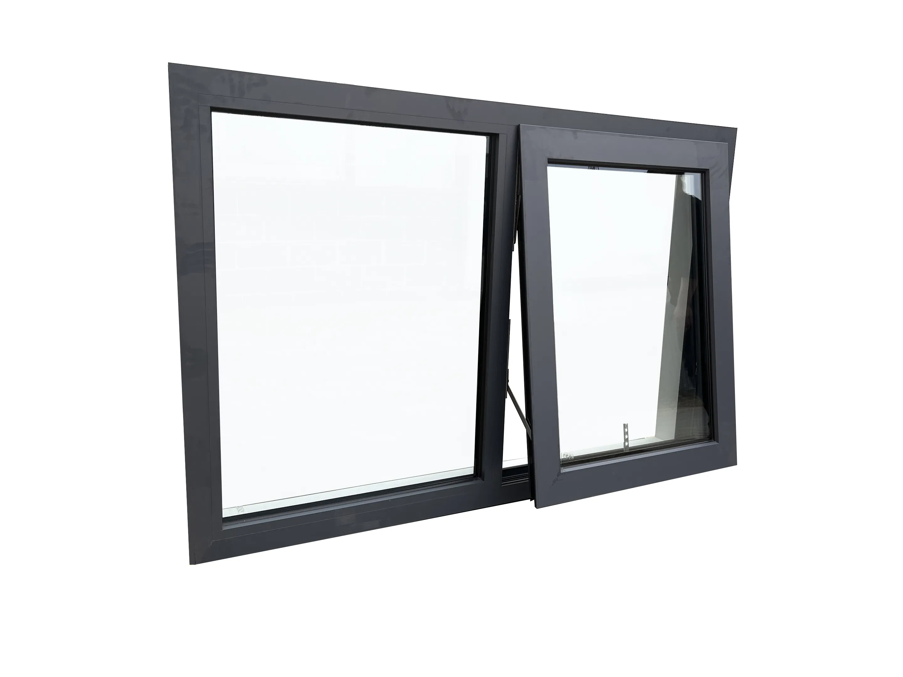 Penjoy Thermo Break Aluminum Windows New Zealand Standard Double Glass Awning Window