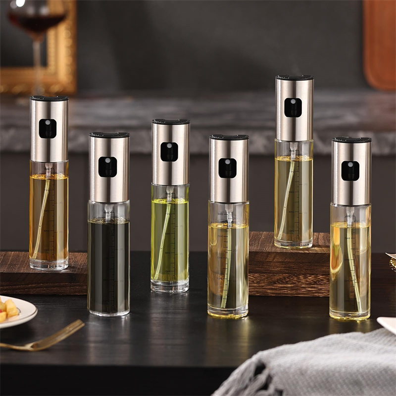 100ml Olive Oil Spray Bottle Olive Oil Sprayer Mister Cooking Oil Sprayer for Salad BBQ Kitchen Baking Roasting