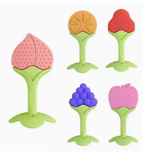Food Grade BPA Free Baby Toothbrush Teether