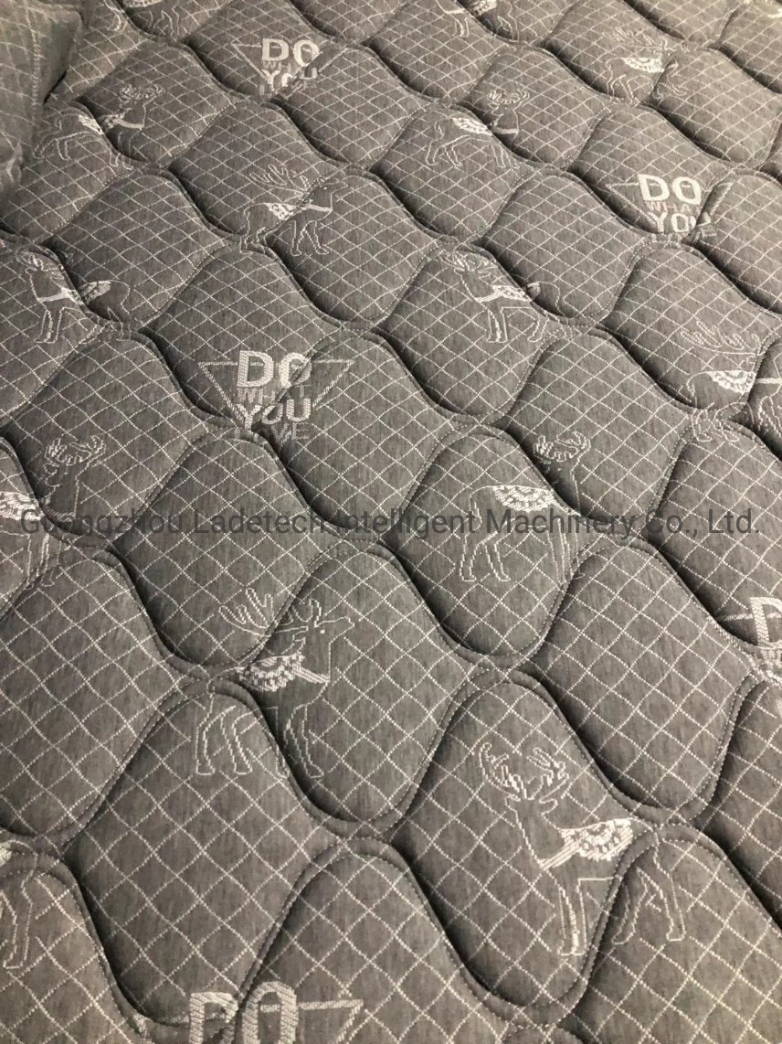 Mattress Jacquard Ticking Multineedle And Single Needle Topper Quilted Fabric