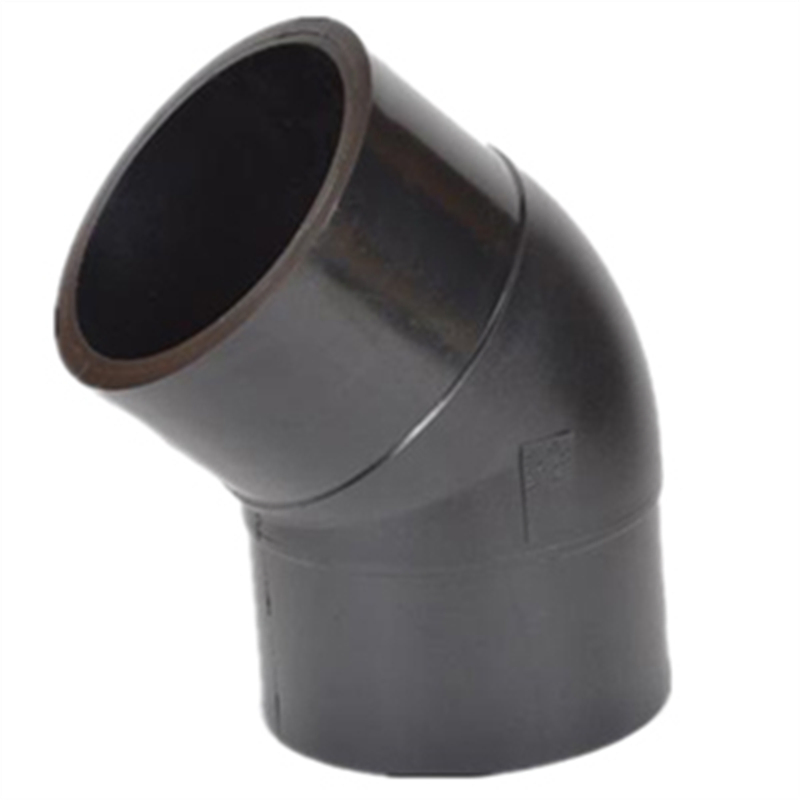 High Quality Plastic Pipe Fitting HDPE Pressure Pipe Fittings PE Butt Fusion Pipe Fitting for Water Supply DIN Standrd SDR13.6 SDR17