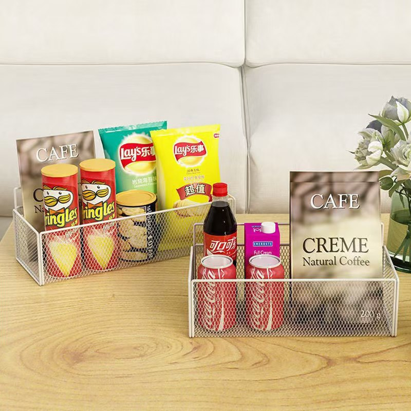 Bulk Discount Wholesale Custom Metal Shelving Racks Iron Storage Basket