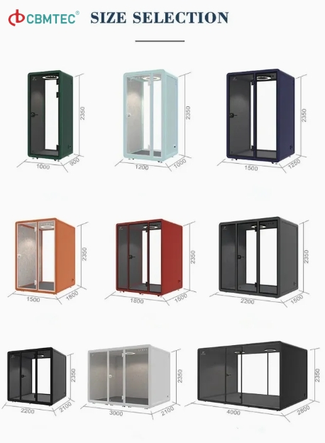 Ommercial Furniture Design Cell Phone Booth for Meeting Room Door