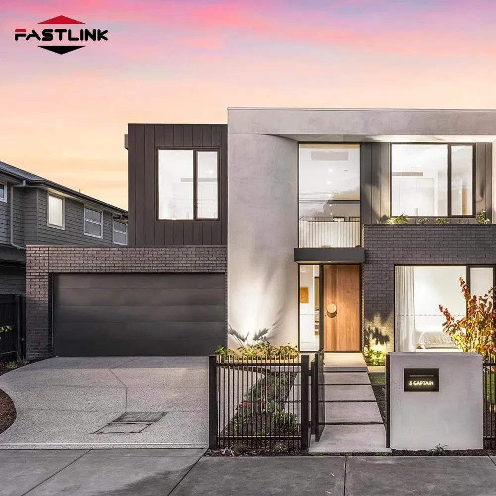 Fastlink Hot Sale Wholesale Modern Aluminum Alloy Wall Switch Automatic Electric Sectional Garage Doors