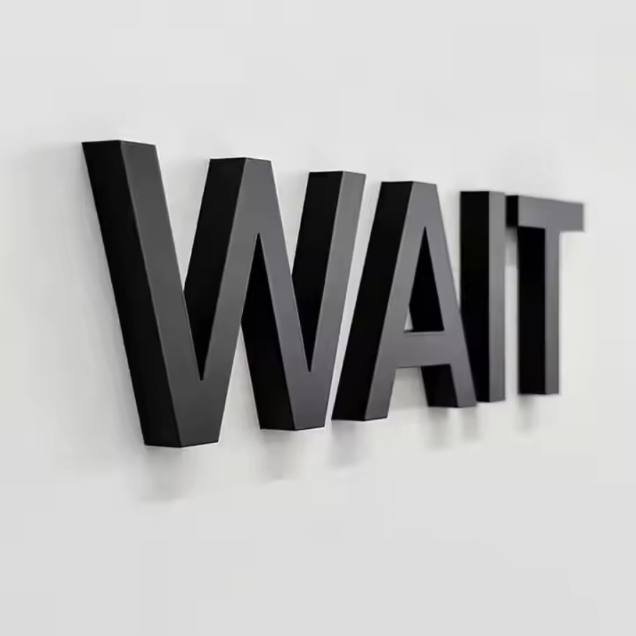 Custom Shop Front Metal Letters Outdoor Gold Stainless Steel Letter Sign