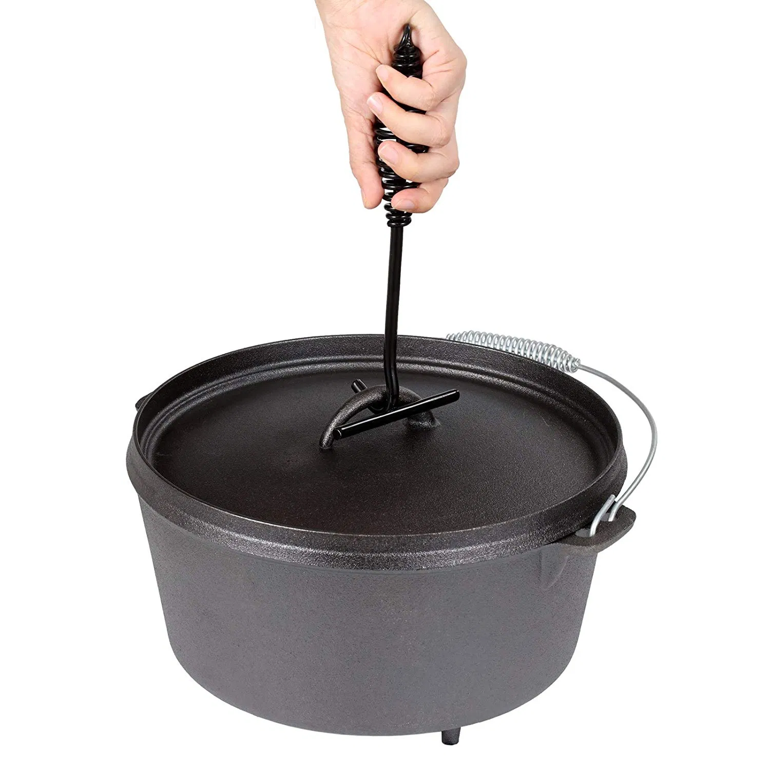 Чугунная походная печь Dutch Oven 6QT