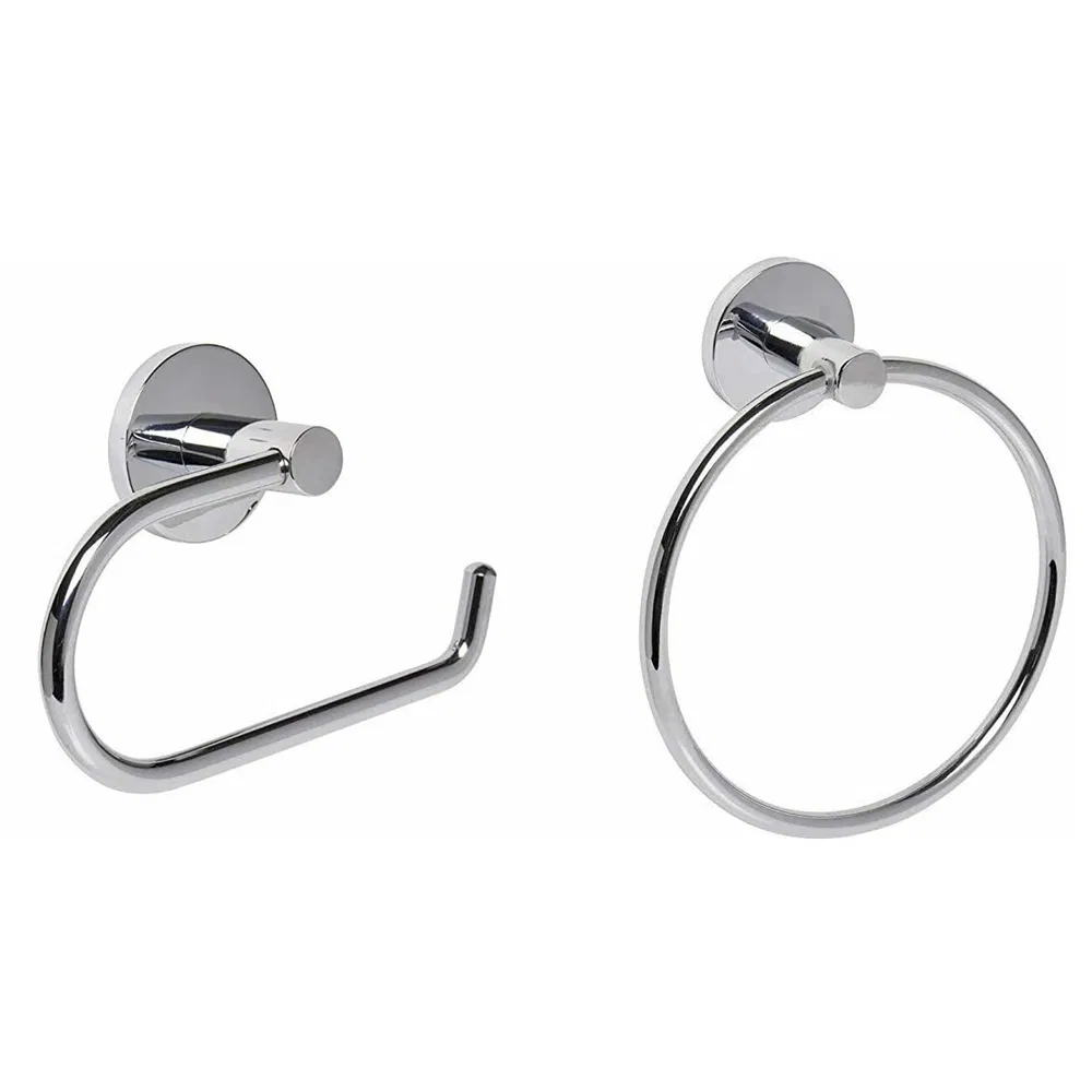 Настенный держатель для полотенец и туалетной бумаги из нержавеющей стали