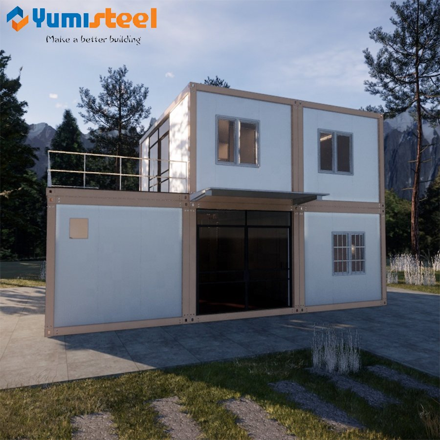 White Luxury Modern Modular Container House for Vacation/Hotel/Office/ Living Room