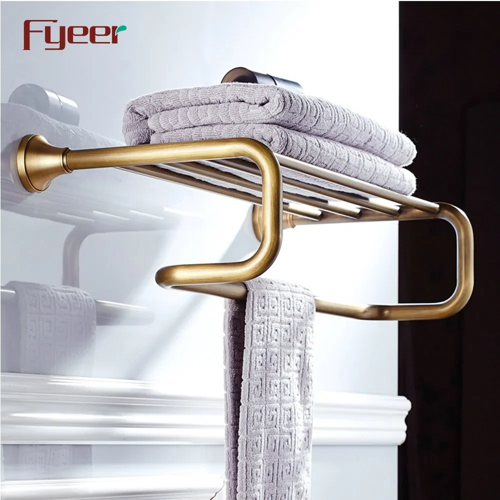 Вешалка для полотенец Fyeer из латуни под старину