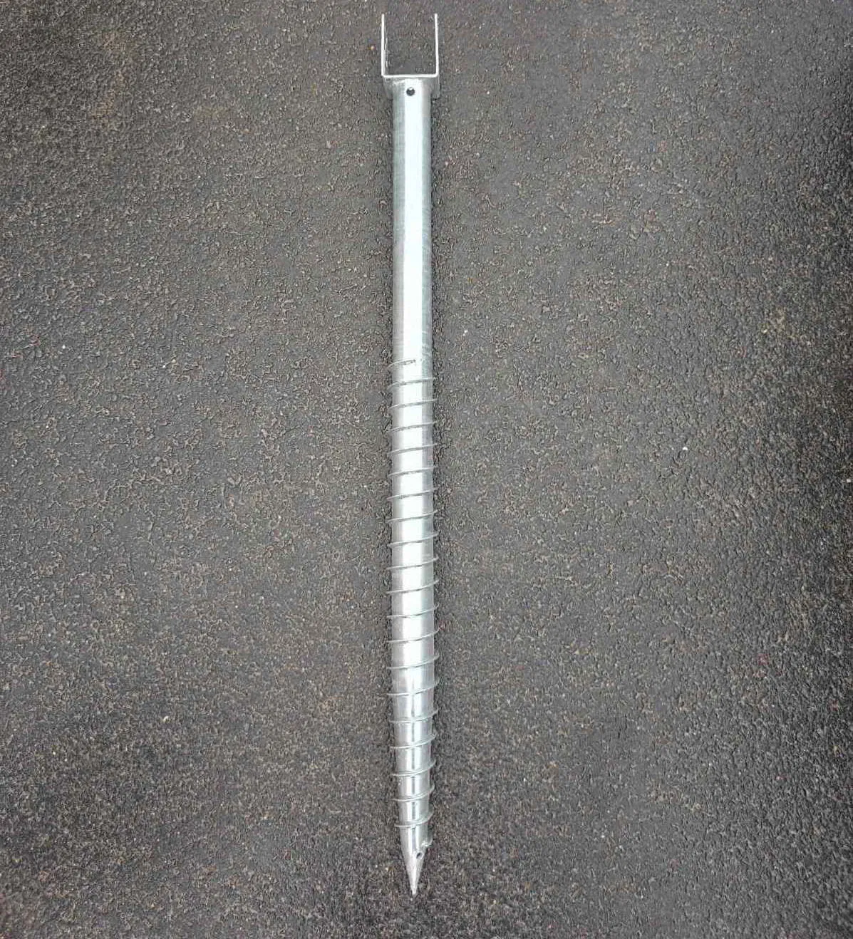 U Model No-Dig Ground Screw Anchor for Mounting Wooden Posts