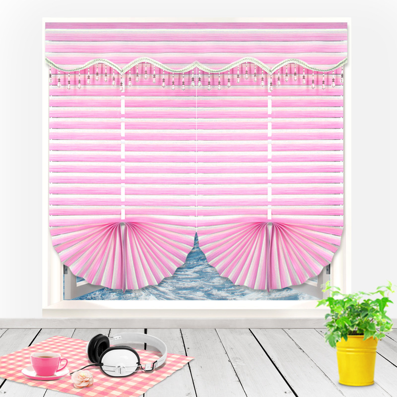Keshang Fan Shaped and Screen Styles Roman Blinds