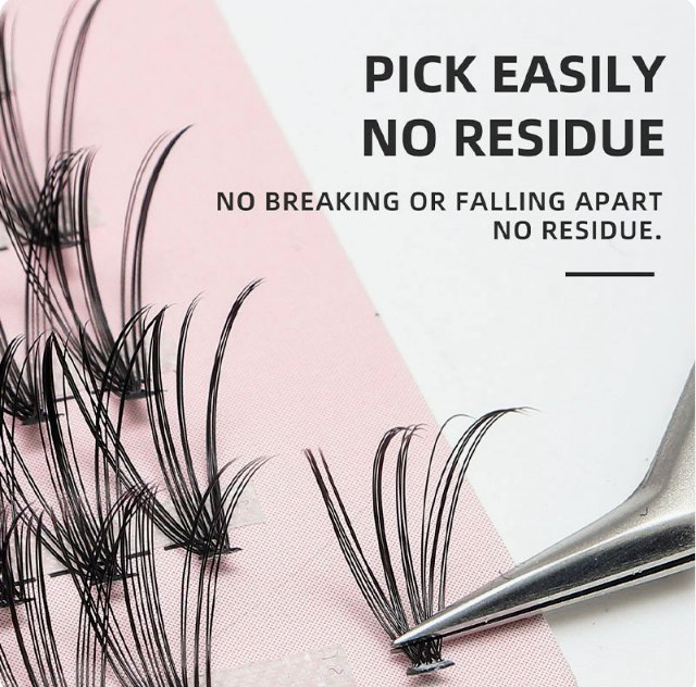 Wholesale Cheap Individual Lashes Cluster Lash Kit Private Label DIY Lashes Cluster Eyelashes