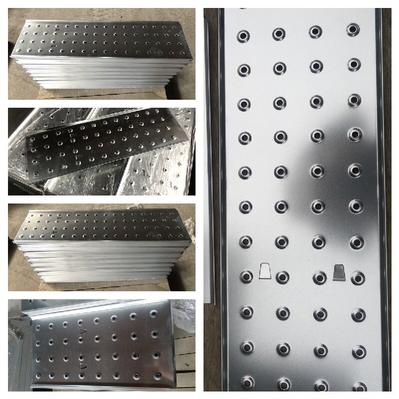 Aluminium Folading Multi Using Ladder with Steel Long Platform