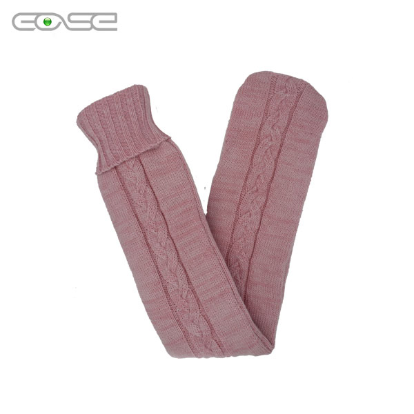 Extra Long Hot Water Bottle with Chic Cover for Comfort