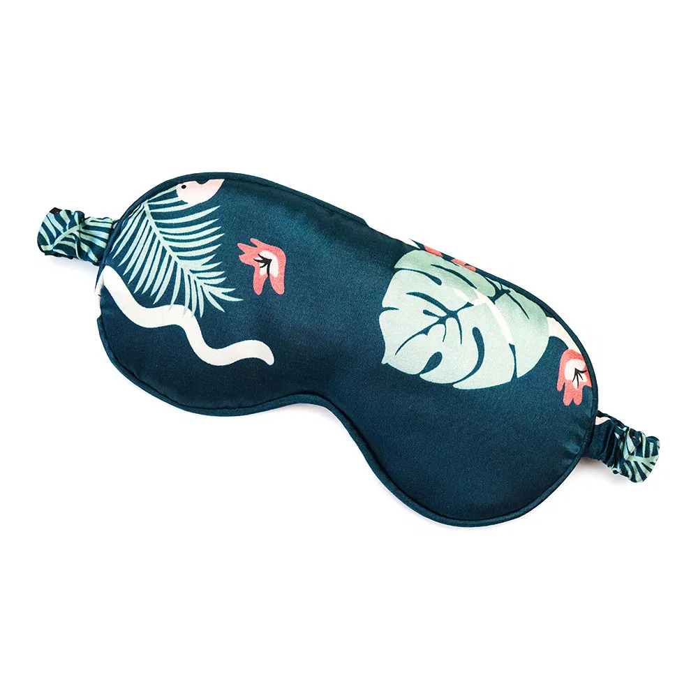 Silk Eye Mask Satin Luxury Customized Soft Travel Elastic Strap Eye Sleeping Mask