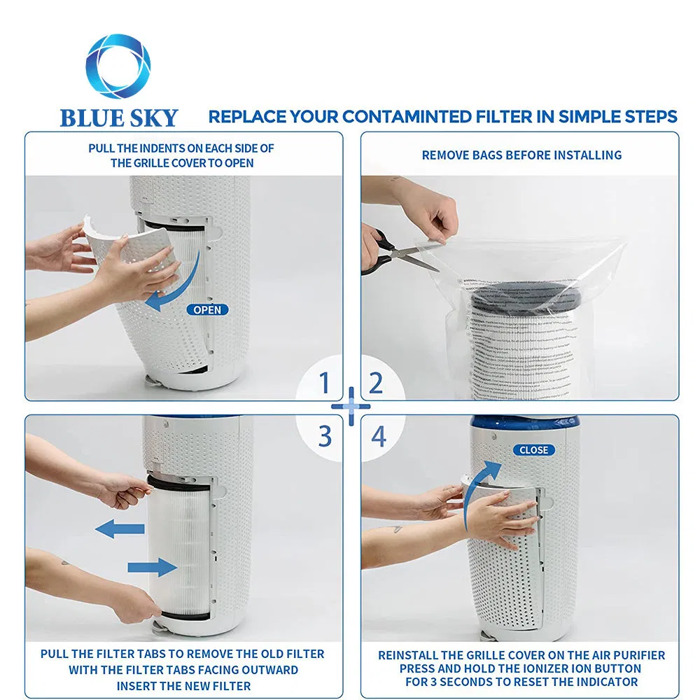 Air Purifier Replacement Filter with Activated Carbon for Homedics Air Purifier Models Ap-T30 and Ap-T30wt Ap-Pet35 Ap-Pet35-Wt