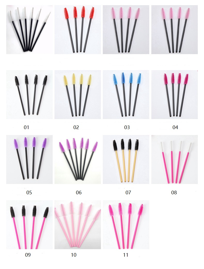 Plastic Makeup Eyelash Brush